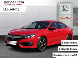 Rally red Używany 2018 Honda Civic Elegance Sedan/Limuzyna | 87 900 zł (Drogi)