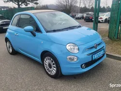 Niebieski Używany 2016 Fiat 500 Kabriolet | 45 000 zł