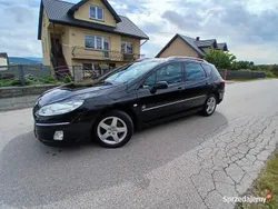 Czarny Używany 2008 Peugeot 407 Kombi | 10 000 zł (Uczciwa cena)