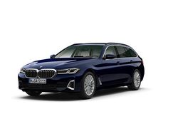 Niebieski tanzanite bmw individual metalizowany Używany 2021 BMW 530 Luxury Line Kombi | 169 900 zł