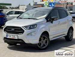 Srebrny (metalik) Używany 2019 Ford Ecosport ST-Line SUV | 49 900 zł (Dobra cena)