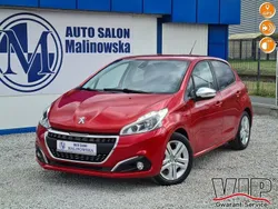 Wiśniowy Używany 2019 Peugeot 208 Signature Sky Hatchback | 29 900 zł (Dobra cena)