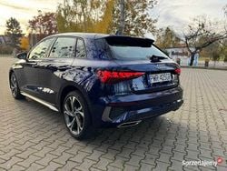 Niebieski Używany 2021 Audi A3 Sportback S-Line Hatchback | 90 000 zł (Uczciwa cena)