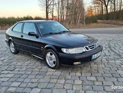 Czarny Używany 1999 Saab 9-3 Coupe | 12 900 zł
