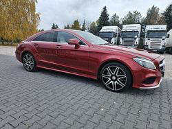 Czerwony (metalik, perła) Używany 2016 Mercedes CLS350 Sedan/Limuzyna | 109 999 zł