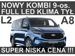 Niebieski Nowe 2025 Ford Transit Custom Trend Sedan/Limuzyna | 192 987 zł (Uczciwa cena)