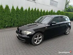 Czarny Używany 2008 BMW 118 Hatchback | 21 000 zł (Dość drogi)