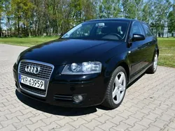 Czarny Używany 2008 Audi A3 | 13 000 zł (Dobra cena)