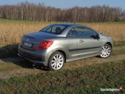 Srebrny Używany 2007 Peugeot 207 CC Platinum Kabriolet | 7500 zł (Uczciwa cena)