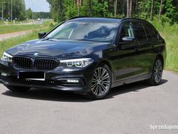 Czarny Używany 2019 BMW 520 Sport Line Kombi | 109 900 zł (Uczciwa cena)