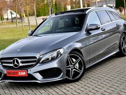 Szary (metalik) Używany 2018 Mercedes C180 AMG line Kombi | 69 900 zł (Super Cena)
