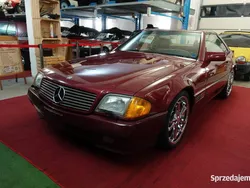 Bordowy Używany 1991 Mercedes SL500 Kabriolet | 89 900 zł
