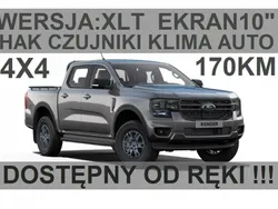 Szary Nowe 2024 Ford Ranger XLT Pickup | 181 671 zł (Dość drogi)