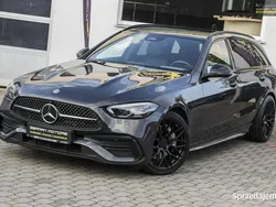 Szary Używany 2022 Mercedes C220 AMG Kombi | 146 260 zł (Uczciwa cena)