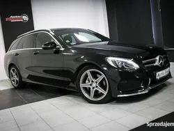 Czarny Używany 2017 Mercedes C220 AMG line Sedan/Limuzyna | 86 900 zł (Uczciwa cena)