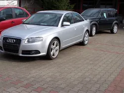 Srebrny (metalik) Używany 2008 Audi A4 S-Line Sedan/Limuzyna | 35 600 zł (Dość drogi)