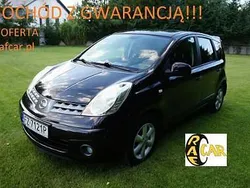Czarny Używany 2007 Nissan Note Minivan | 12 999 zł (Dość drogi)