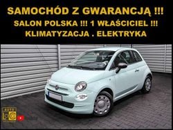 Niebieski jasny Używany 2017 Fiat 500 Hatchback | 31 999 zł (Uczciwa cena)