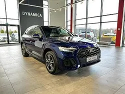 Granatowy Używany 2021 Audi Q5 S-Line SUV | 165 900 zł (Dobra cena)