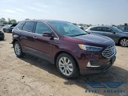 Bordowy Używany 2022 Ford Edge SUV | 53 660 zł