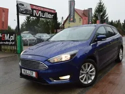 Niebieski Używany 2018 Ford Focus Kombi | 37 999 zł (Uczciwa cena)