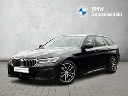 Black sapphire metallic metalizowany Używany 2021 BMW 520 Shadowline Kombi | 169 900 zł (Drogi)