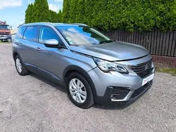 Niebieski Używany 2018 Peugeot 5008 Minivan | 35 900 zł