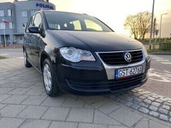 Czarny Używany 2007 VW Touran Minivan | 19 999 zł