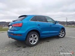 Niebieski Używany 2015 Audi Q3 Sport SUV | 73 900 zł (Uczciwa cena)