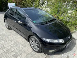 Czarny Używany 2008 Honda Civic Hatchback | 9900 zł
