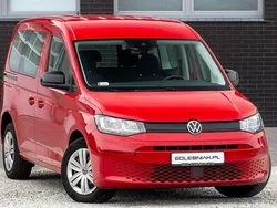 Czerwony Używany 2021 VW Caddy Minivan | 72 900 zł (Dość drogi)