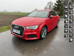 Czerwony Używany 2019 Audi A3 Sportback S-Line Hatchback | 60 000 zł (Super Cena)