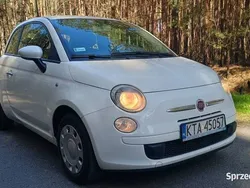 Biały Używany 2008 Fiat 500 Hatchback | 19 900 zł (Dość drogi)