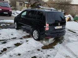 Czarny Używany 2008 VW Touran Minivan | 14 900 zł (Dość drogi)
