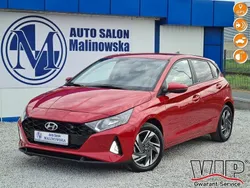 Czerwony ciemny (metalik) Używany 2021 Hyundai i20 Hatchback | 59 900 zł (Uczciwa cena)