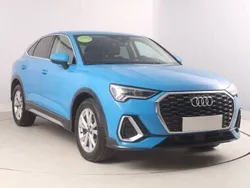 Niebieski Używany 2021 Audi Q3 Sportback SUV | 119 999 zł
