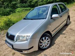 Srebrny Używany 2002 Skoda Fabia Hatchback | 5500 zł (Uczciwa cena)