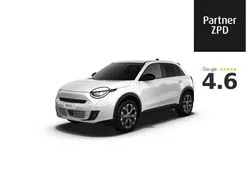 Lakier pastelowy biały gelato Nowe 2025 Fiat 600 La Prima SUV | 102 340 zł (Uczciwa cena)