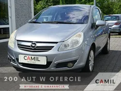 Niebieski Używany 2007 Opel Corsa Hatchback | 11 500 zł