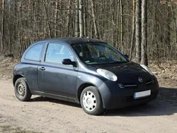 Czarny Używany 2005 Nissan Micra Hatchback | 1500 zł (Super Cena)