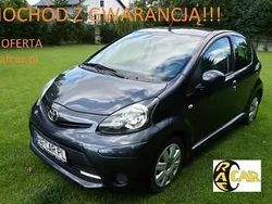 Szary Używany 2012 Toyota Aygo Hatchback | 16 999 zł (Uczciwa cena)