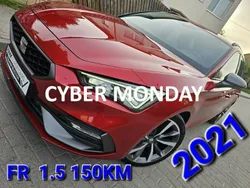 Bordowy (metalik, perła) Używany 2021 Seat Leon Kombi | 69 999 zł (Uczciwa cena)