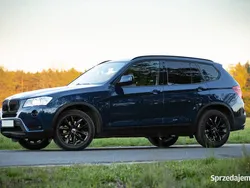 Granatowy Używany 2011 BMW X3 SUV | 52 500 zł
