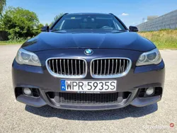 Niebieski Używany 2017 BMW 520 Shadowline Kombi | 57 900 zł