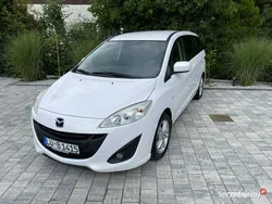 Biały (metalik, perła) Używany 2013 Mazda 5 Minivan | 19 900 zł (Uczciwa cena)