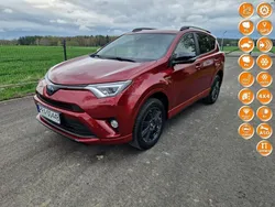 Wiśniowy Używany 2018 Toyota RAV4 Hybrid SUV | 96 900 zł
