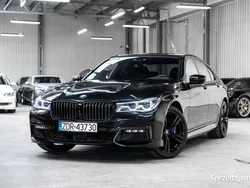 Czarny Używany 2018 BMW 740 Comfort Edition Sedan/Limuzyna | 235 125 zł (Uczciwa cena)