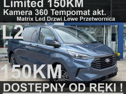 Niebieski (metalik) Nowe 2025 Ford Transit Custom Limited Minivan | 195 855 zł (Drogi)