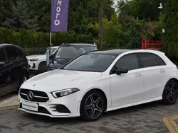 Biały Używany 2018 Mercedes A200 AMG line Hatchback | 99 777 zł (Drogi)
