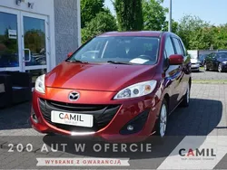 Bordowy (metalik) Używany 2011 Mazda 5 Minivan | 19 600 zł